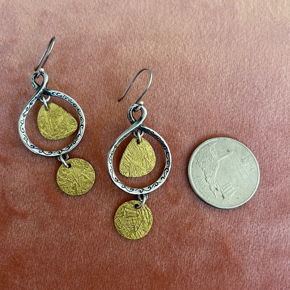 Silpada infinity dangle earrings